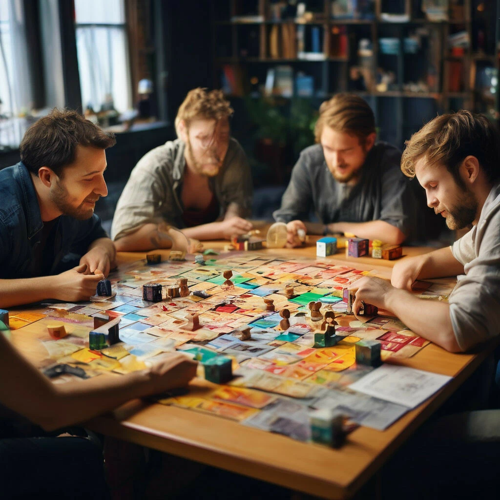 Table de jeu de société